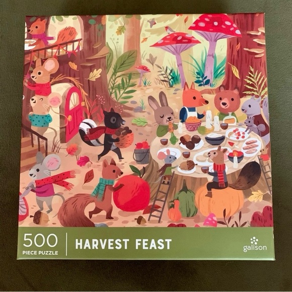Galison Other - Galison 500 piece puzzle HARVEST FEAST